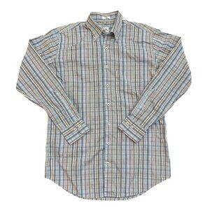 Peter Millar Seaside Finish Button Down Dress Shirt Mens Medium Preppy
